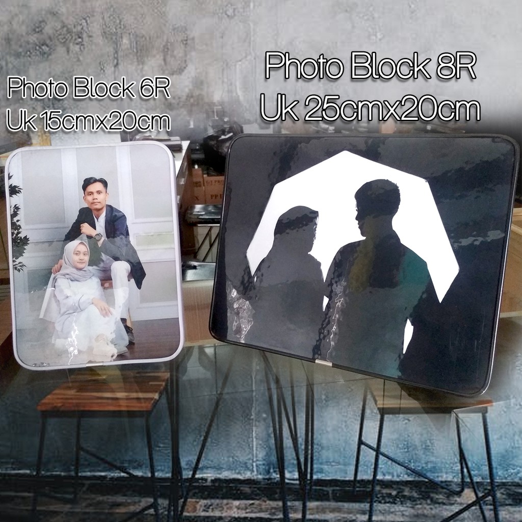 Paket Cetak 6R Laminasi Foto Blok - Photo Block