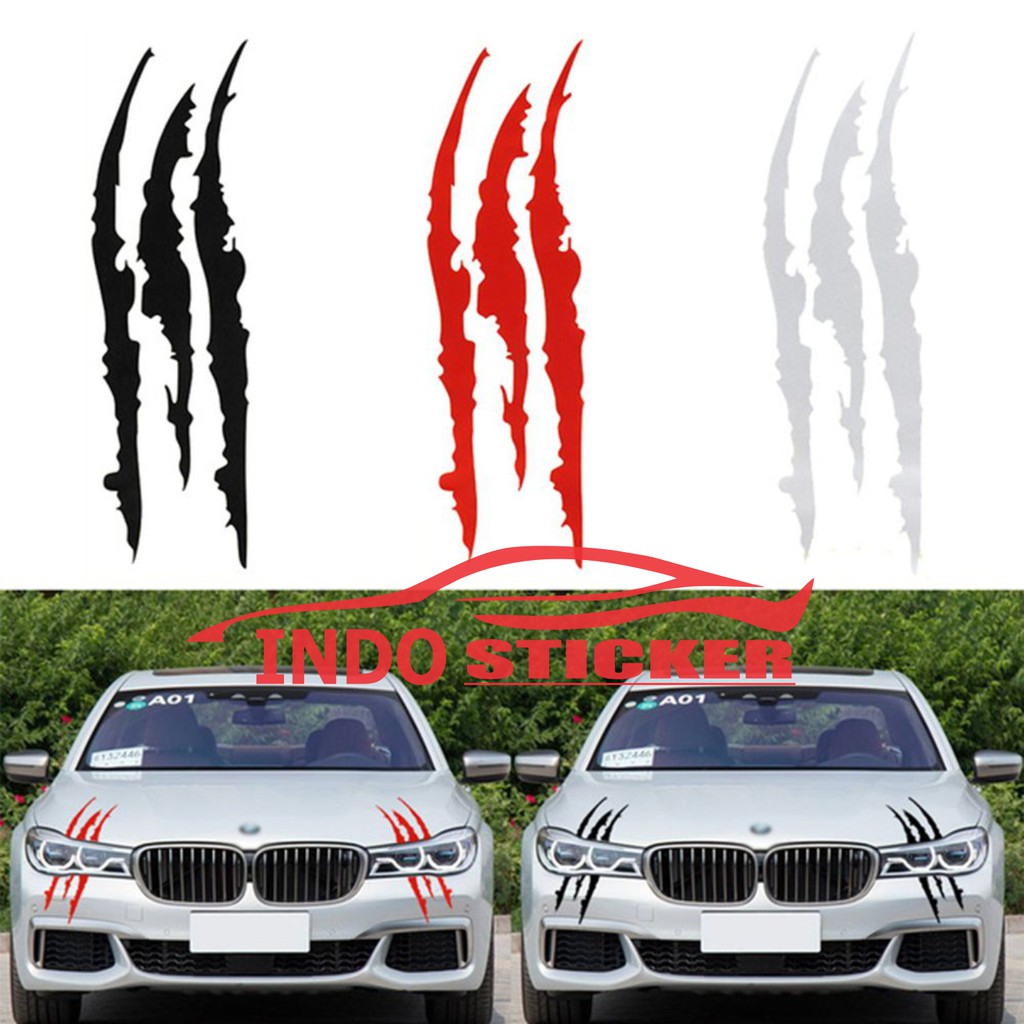 aksesoris stiker lampu cakaran mobil keren sticker stiker mobil agya sigra jazz mobilio yaris avanza