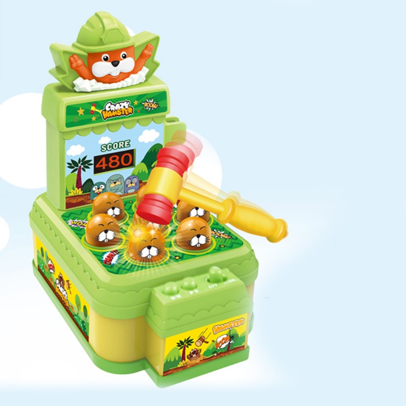 Mary Baby Whack the Mole Game Mainan Untuk Anak 3 4 5+tahun Yang Dioperasikan Koin Pon Arcade