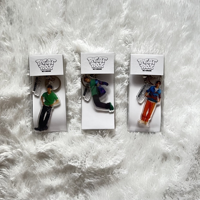 READY STOCK NCT DREAM ACRYLIC KEYRING + PC SET BEATBOX JENO JAEMIN HAECHAN