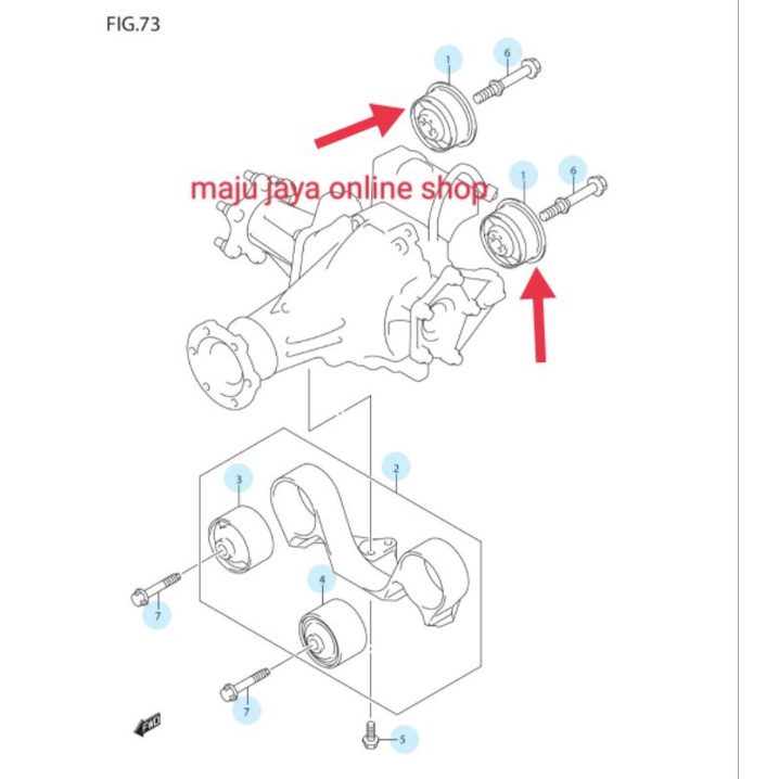 Mounting Gardan Grand Vitara original sgp