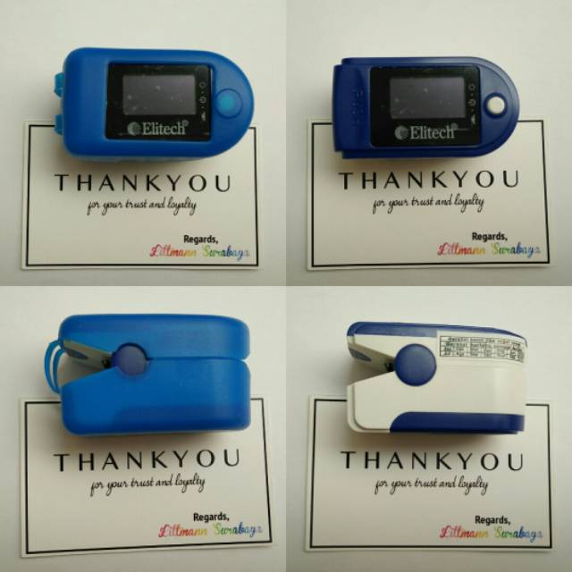 Oxymetri Fox 1 Elitech Navy Blue Biru Tua Oximetry Original Garansi Resmi
