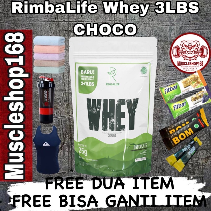 Rimbalife Rimbawhey Rimba Whey Protein 2 Lbs 3 Lbs BPOM Halal