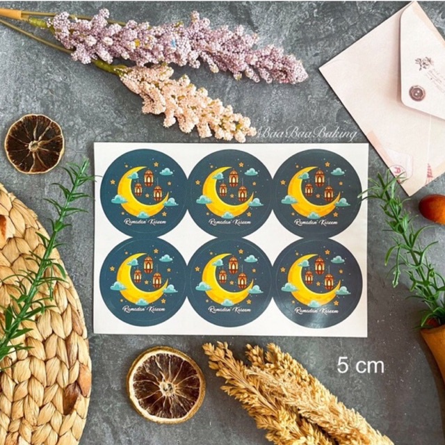 

(1 lembar) Sticker Ramadhan 22CD / Sticker lebaran / Sticker Idul Fitri