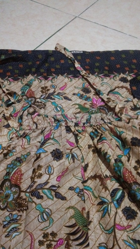 Ms Gamis Batik Sriwedari Maxi Katun Bumil Allsize Dan Jumbo