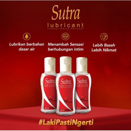 Sutra Lubricant - Pelumas Pelicin - Pelumas Gel Sutra Lubrikan