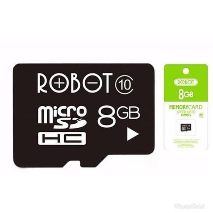 Memory Card Robot 8GB 45MB per Second RT8G Robot Storage 8GB Class 10 Micro SD TF Card