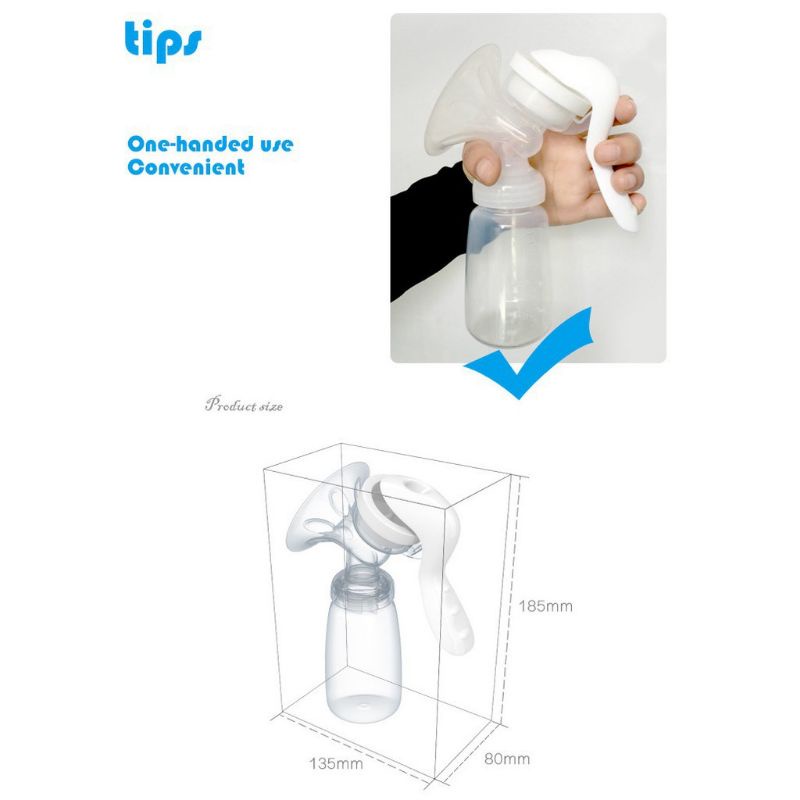 Pompa Asi Manual Real Bubee Manual Breast Pump Alat Pompa Asi Manual