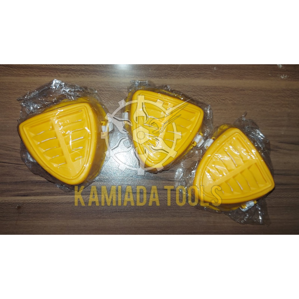 Masker Kuning Plastik / Masker Kuning Plastik Segitiga