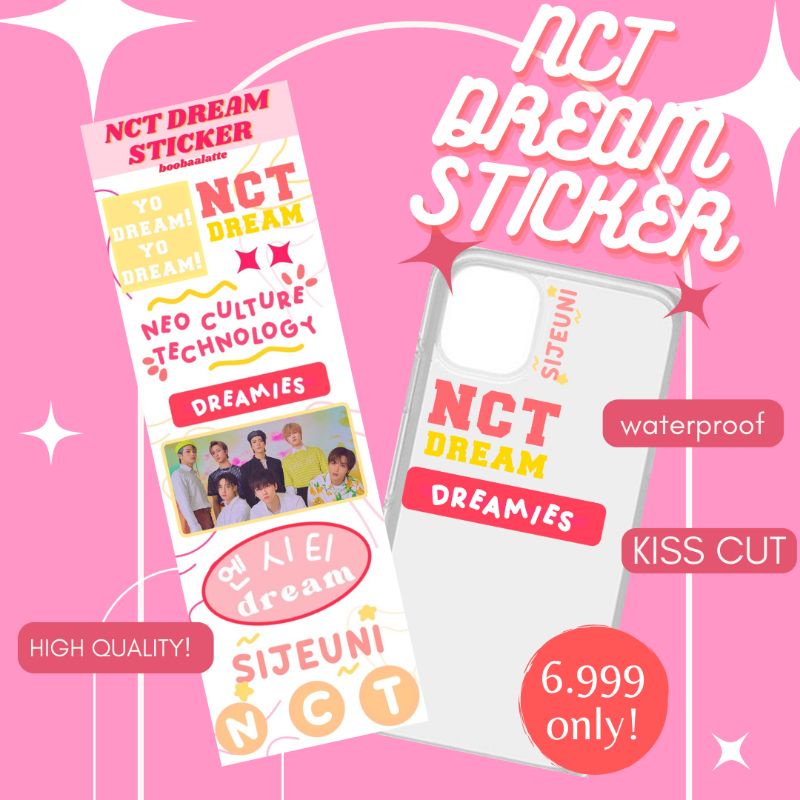

sticker nct dream kisscut | sticker deco nct | sticker journal nct dream case hp nct sticker nct dream termurah | phonecase nct dream custom