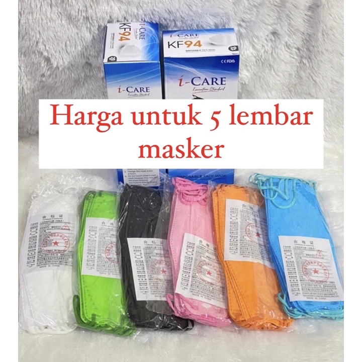KF94 PROTECTIVE MASK MASKER 1 PACK ISI 10PC