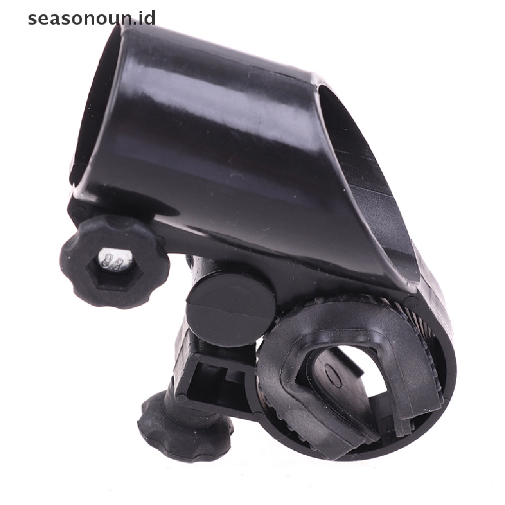 (seasonoun) Bracket Klem Mount Stang Sepeda Holder Lampu Senter LED