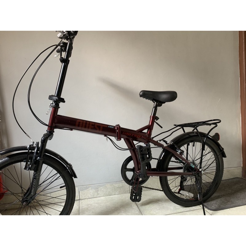 Sepeda Lipat United Quest C102 Red Limited Edition