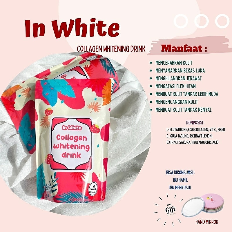 In White Collagen Whitening Drink (Free Gift)