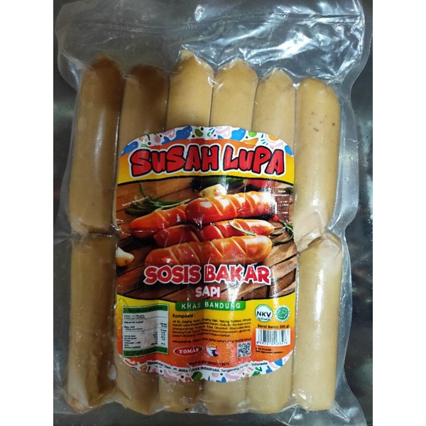 

sosis bakar cap susah lupa 500g isi 12