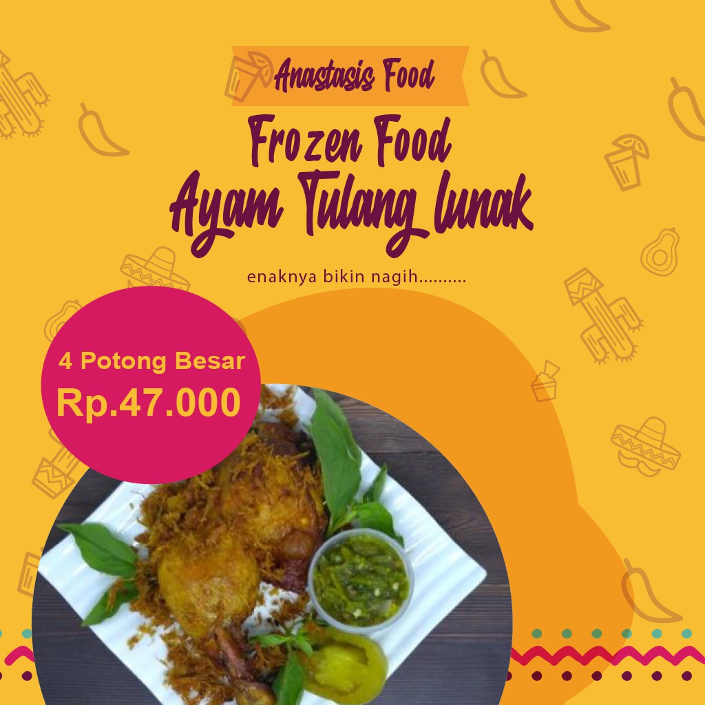 Ayam Tulang Lunak ayam presto ungkep kuning 1 ekor frozen ...