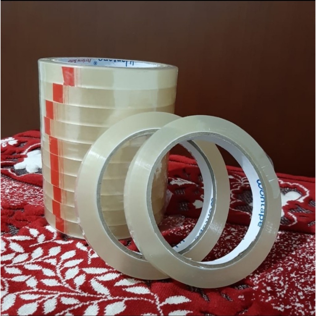 

LAKBAN UK 12MM X 72M - INDO TAPE - SOLATIP - KUALITAS DAIMARU