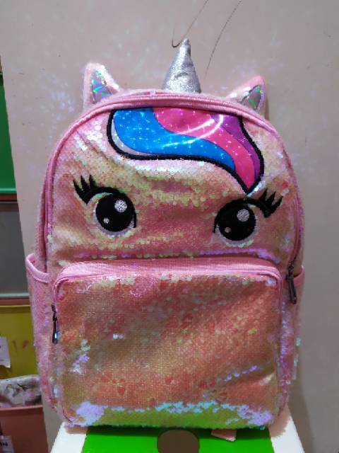 Tas sequin anak SD / bisa buku tematik