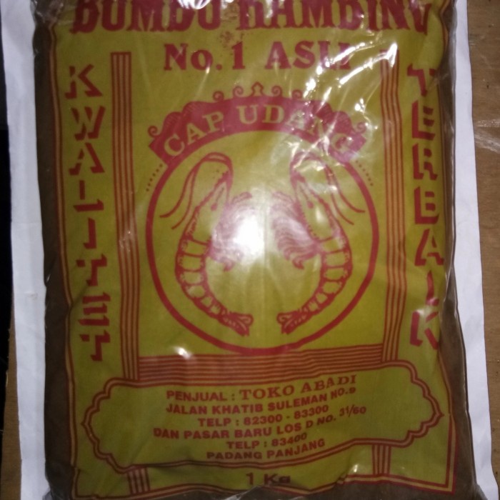 

bumbu kambing cap udang 1 kg berkualitas