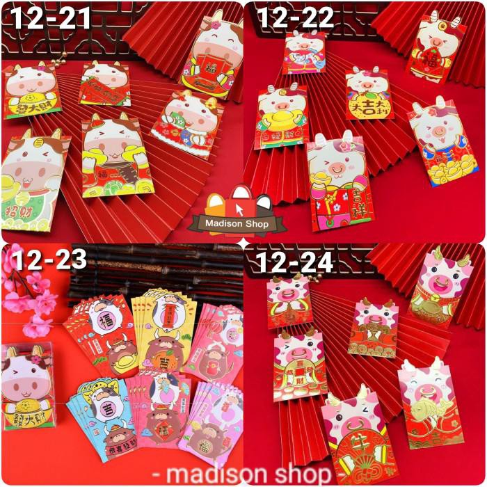 

Angpao Kuping Pendek 3D Ampao Kerbau Pendek Ampao kebo Pendek Murah - RANDOM