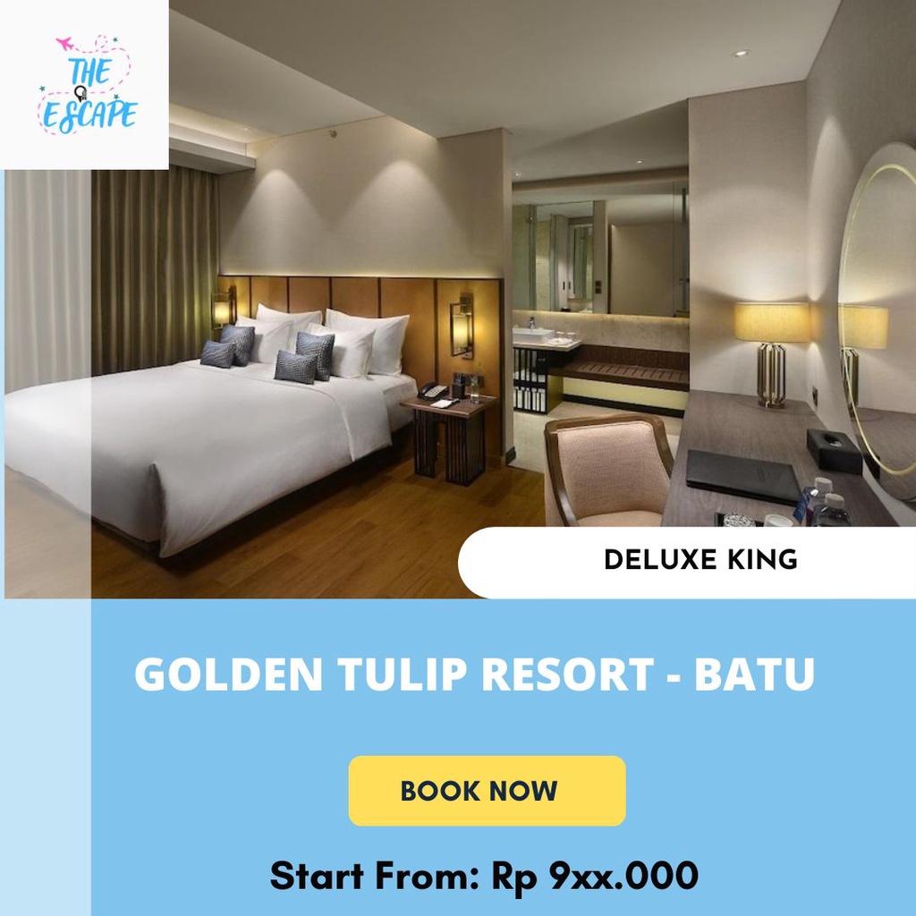 PROMO VOUCHER HOTEL GOLDEN TULIP BATU MALANG