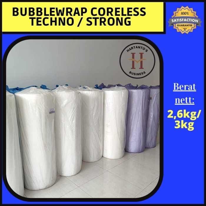 

Bubble Wrap Coreless Techno/Strong / ORIGINAL no BENCONG / BERKUALITAS