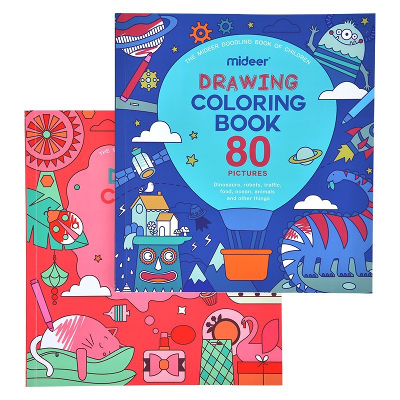 Mideer coloring book 80 pictures