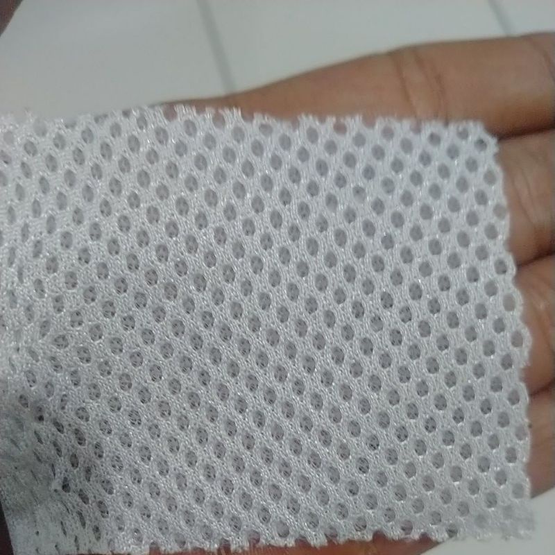 Kain sanwit/jala mesh/kain jaring hitam putih