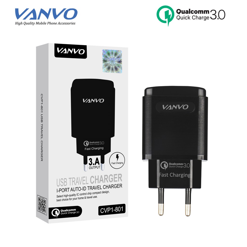 USB Travel Charger VANVO CVP1-801