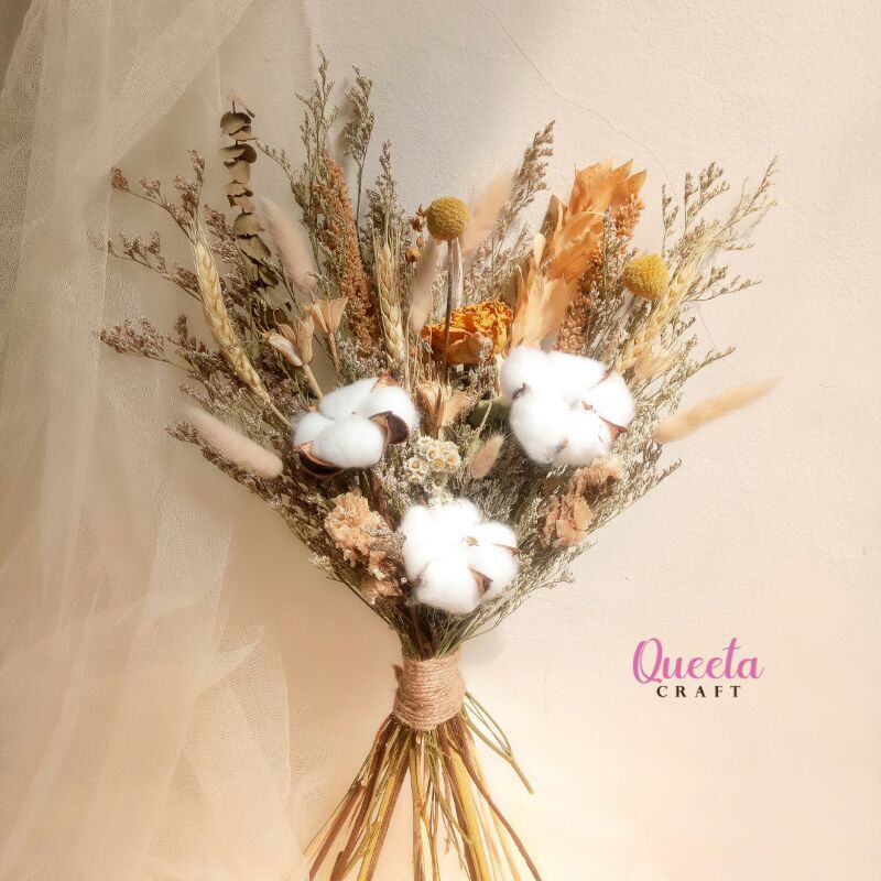 Buket Bunga Kering/Dried Flower bouquet/buket wedding/buket prewedding