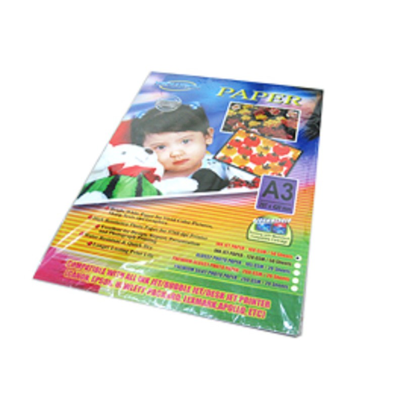 

Mediatech Inkjet Paper / Ink Jet Paper A3 108 GSM 50 Sheet - 30002