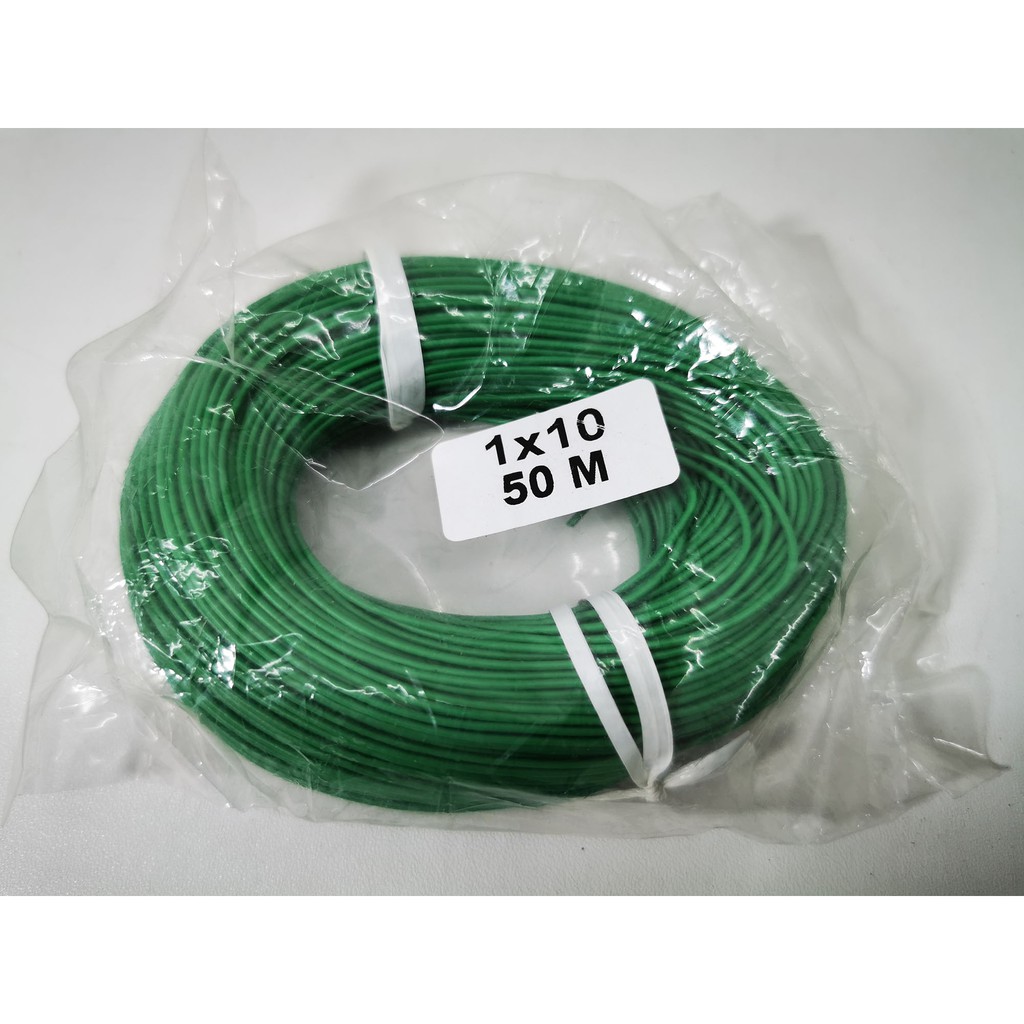 Kabel listrik Tunggal Serabut 1 x 10 panjang 50 mtr per roll