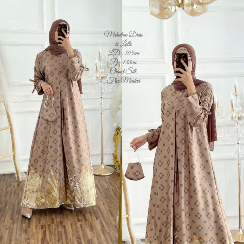 Dress Mandalika||prada crepe