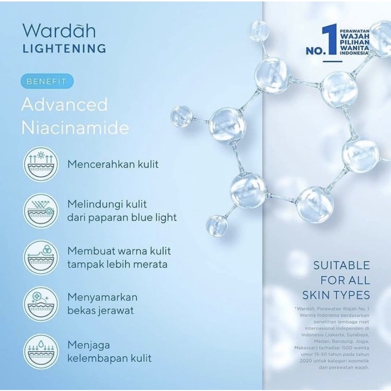 WARDAH LIGHTENING SERUM AMPOULE 30 ML, 8 ML, 5ML