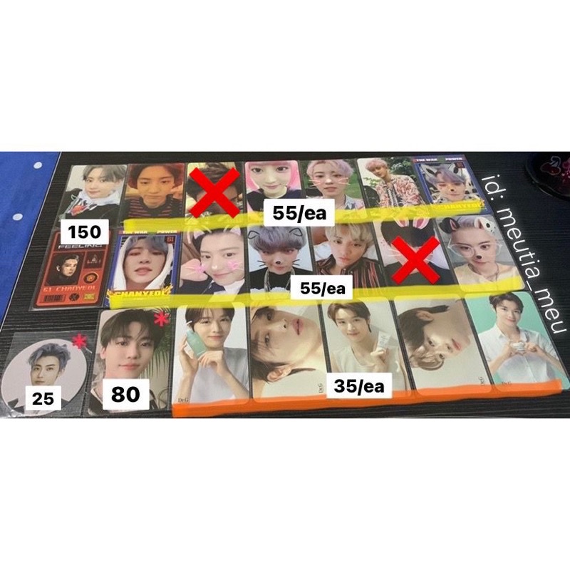 wts pc chanyeol album, sungchan dr. G, jaemin boring, cc jaemin