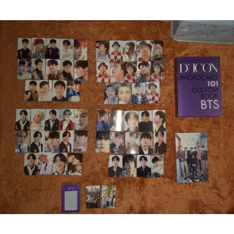 DICON BTS RM JIN JHOPE JIMIN BINDER PC HOLDER KEYRING