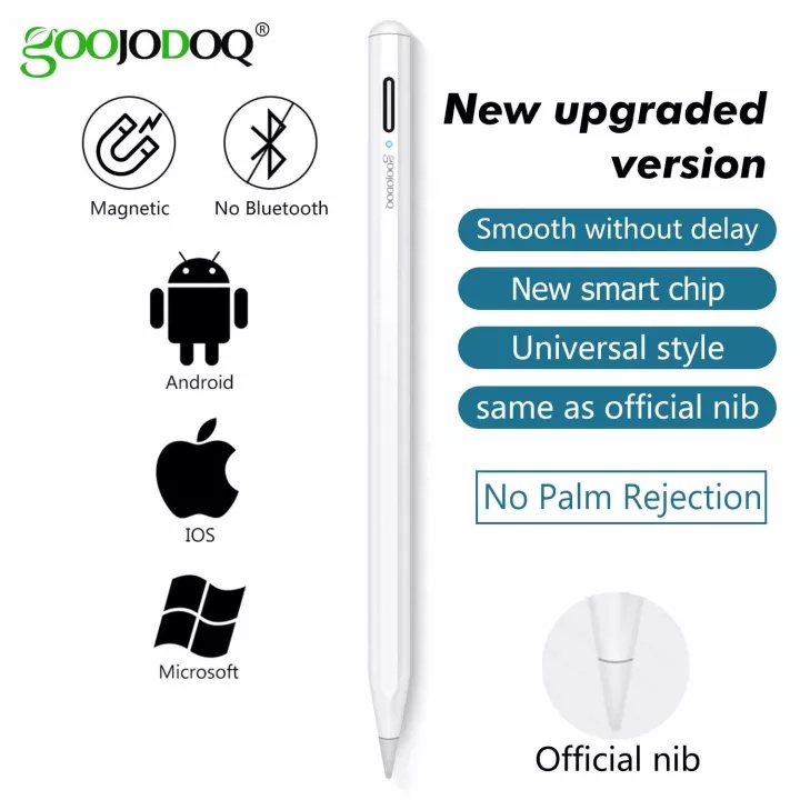 GOOJODOQ GD03 iPad Pencil Universal Stylus Pencil For Apple Pencil 1 2 Stylus Pen For Android IOS Surface Touch Pen For Xiaomi Huawei Samsung