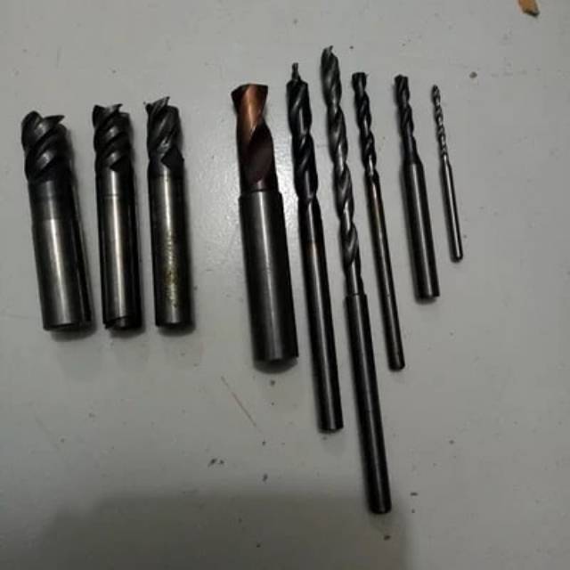 Paket Carbide endmill & drill