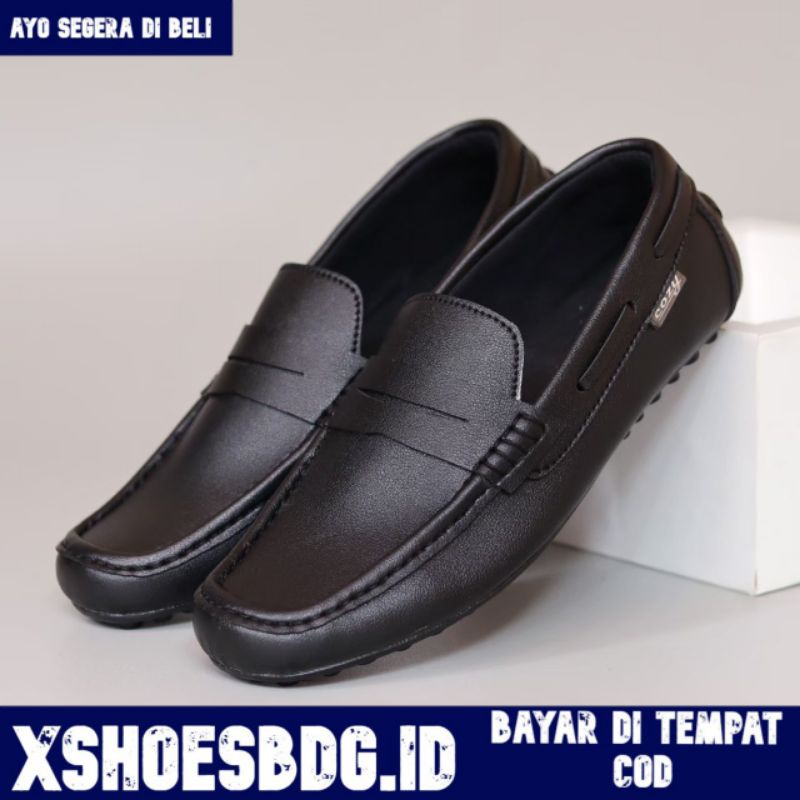 Sepatu Formal Pria Tali Kasual Casual Slop Kerja Pria Terlaris Model Mocasin Brand Original