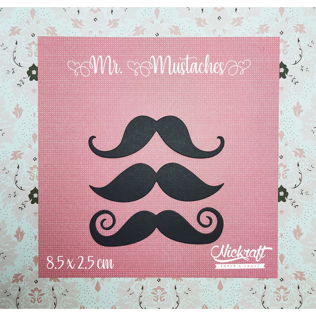

MUSTACHE - Bahan Hiasan Scrapbook Kumis