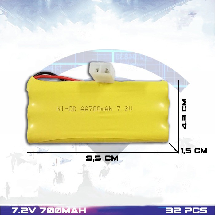 PROMO 4.8v 700mah 7.2v 700mah  Baterai Charger RC Mainan Elektronik Anak Mobil Remote Control Remot