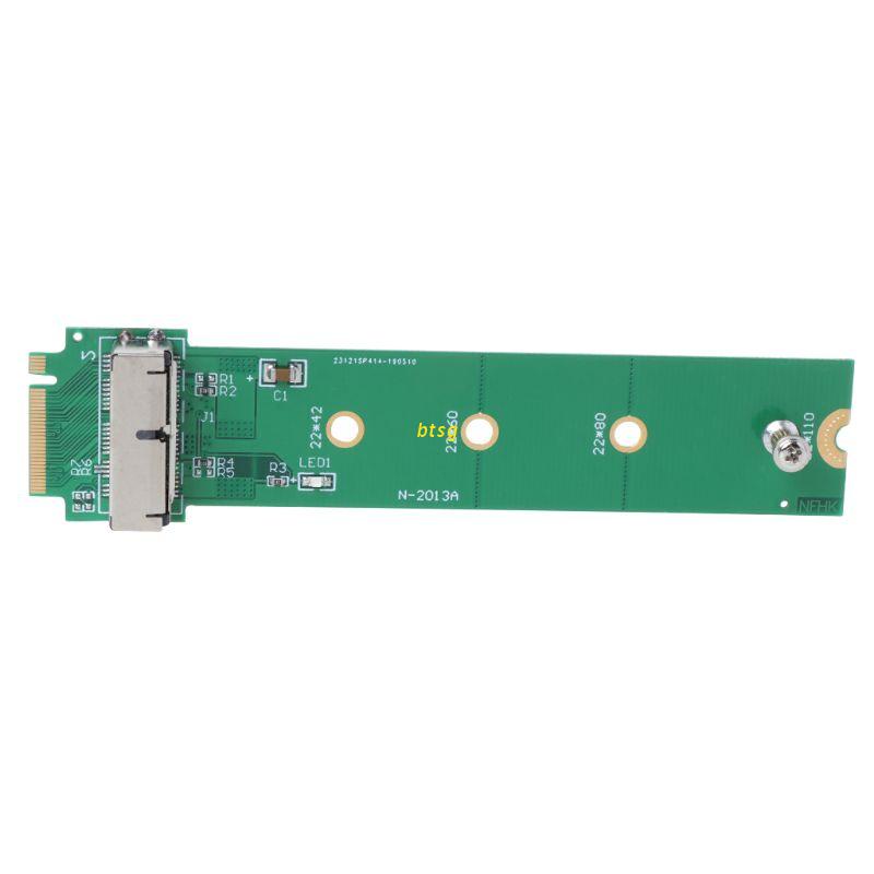 btsg For MacBook Air Pro 12+16 Pins SSD to M.2 Key M (NGFF) PCI-e Adapter Converter Card for PC Computer Accessories