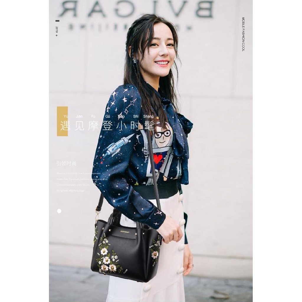 MV_Marvelouz mv80484 tas HANDBAG motif flower wanita tas import BQ3019  EL 484 GT1625 JT01875 CR7176