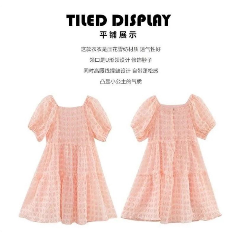 {sheebyshop} dress furla anak / baju lilac / dress lilac anak / baju impor murah