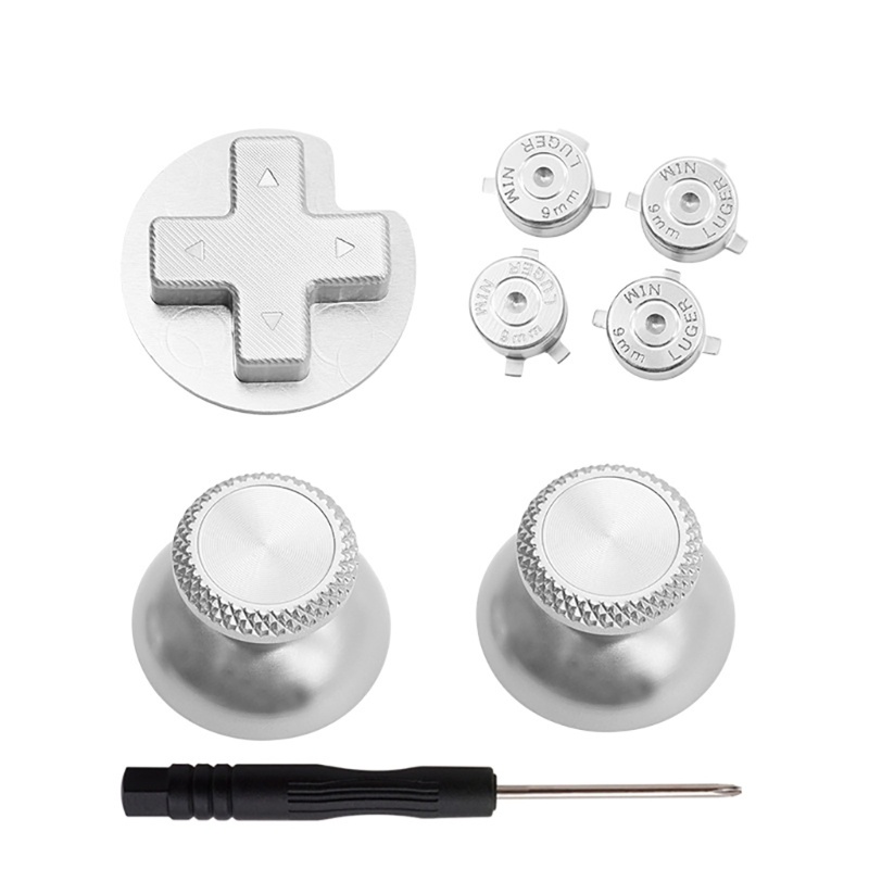 Btsg 1set Stik Jempol Joystick Butons Anolog Metal Untuk Controller Switch Pro