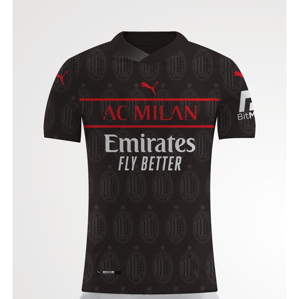 Jersey Printing Milan 3rd Third 2021 2022