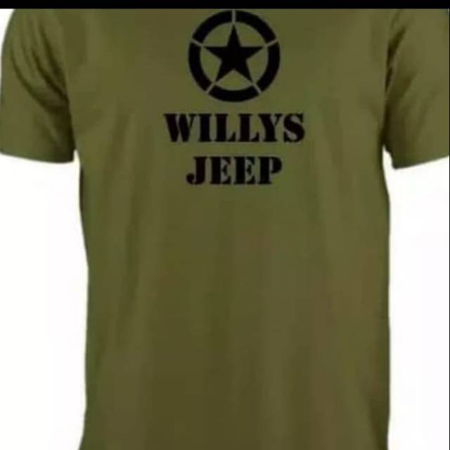 Tshirt Baju Kaos WILLYS JEEP