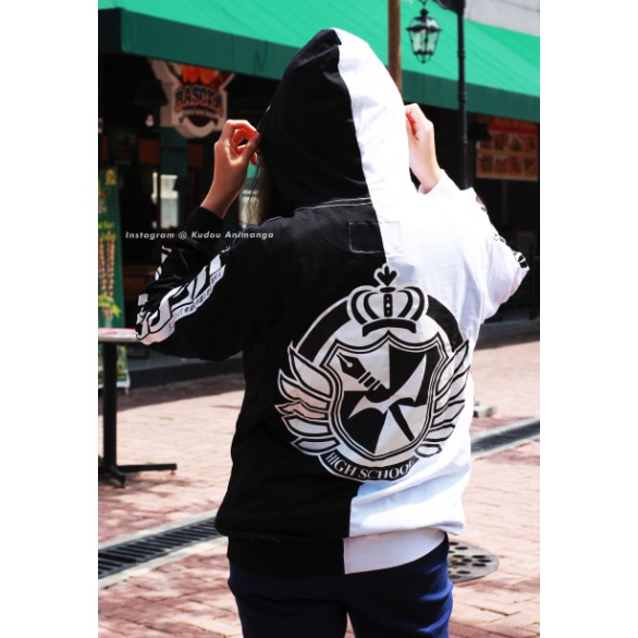 Sweater Monokuma Danganronpa Bahan Cotton Combed 24s