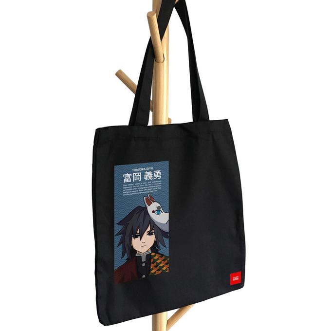 Demon Slayer Tote Bag Kanvas Anime Tomioka Giyu / Nezuko / Zenitsu TERJANGKAU
