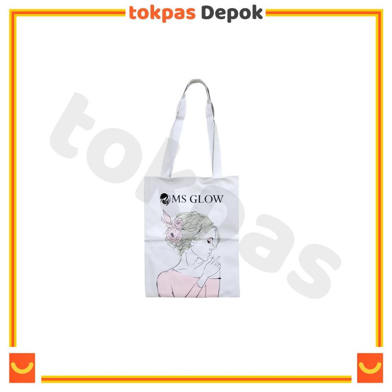 Pouch / Tote Bag MS Glow / Tas Tempat Skincare Make Up Kosmetik MS Glow MS-007